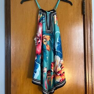 Flying Tomato Teal and Black Halter Top